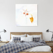 Sakura - Japanse kersenbloesem Canvas Afdruk (Insitu (Slaapkamer))