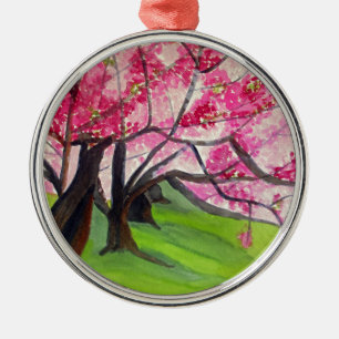 Sakura Japanse Kersenbloesem kunst Metalen Ornament