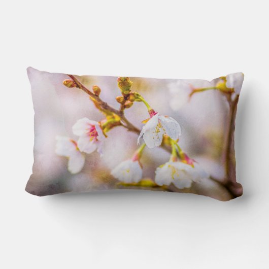 Sakura - Japanse Kersenbloesem Kussen (Achterkant)