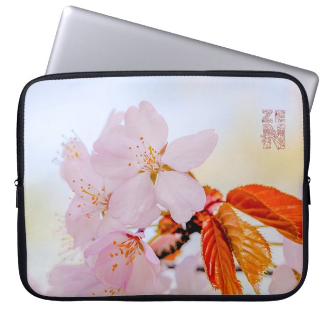 Sakura - Japanse kersenbloesem Laptop Sleeve (Voorkant)
