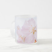 Sakura - Japanse kersenbloesem Matglas Koffiemok (Voorkant links)