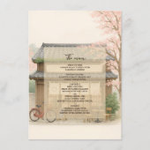 Sakura Japanse traditionele theehuis bestemming Menu (Voorkant)