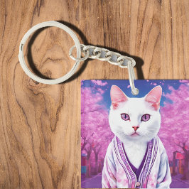 Sakura kat sleutelhanger