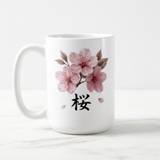 Sakura Katana Japanese Aesthetic Koffiemok (Links)