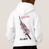 Sakura Katana Japanse Esthetische Straatmode (Achterkant)