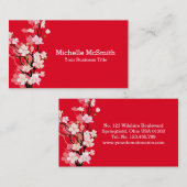 Sakura Kawaii Cherry Blossom Visitekaartje (Voorkant / Achterkant)