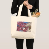 Sakura Kersenbloesem Americana Grote Tote Bag (Voorkant (product))