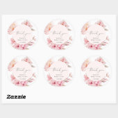 Sakura-kersenbloesem baby shower ronde sticker (Vel)