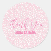 SAKURA kersenbloesem Bedankt label (Voorkant)
