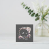 Sakura kersenbloesem bloesem vierkante visitekaartje (Staand voorkant)