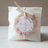 Sakura-kersenbloesem bruiloft ronde sticker