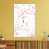 Sakura, kersenbloesem canvas afdruk (Insitu (Woonkamer))