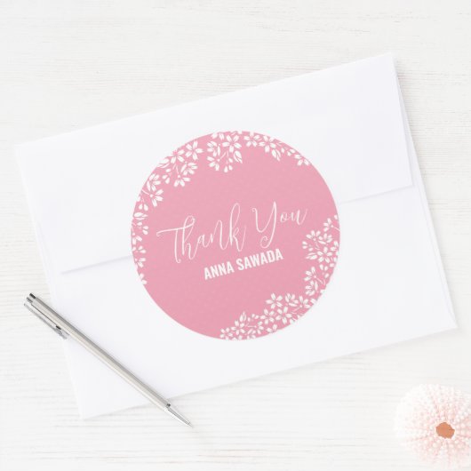 SAKURA kersenbloesem Dank u Stickers (Envelop)