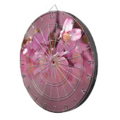 Sakura Kersenbloesem Delicate Roze Boeket Dartbord (Voorkant Rechts)