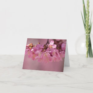 Sakura Kersenbloesem Delicate Roze Boeket Kaart