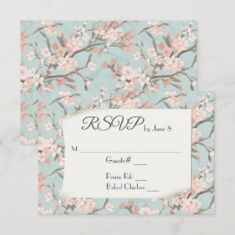 Sakura Kersenbloesem Design RSVP Kaartje