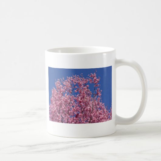 Sakura Kersenbloesem In Het Blauwe Koffiemok (Rechts)