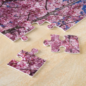 Sakura Kersenbloesem In Het Blauwe Legpuzzel (Zijkant)