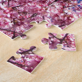 Sakura Kersenbloesem In Het Blauwe Legpuzzel (Zijkant)