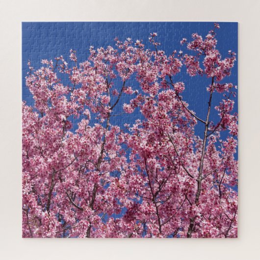 Sakura Kersenbloesem In Het Blauwe Legpuzzel (Verticaal)