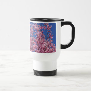 Sakura Kersenbloesem In Het Blauwe Reisbeker
