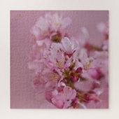 Sakura Kersenbloesem Licht Roze Reflecties Legpuzzel (Horizontaal)