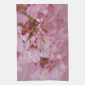 Sakura Kersenbloesem Licht Roze Reflecties Theedoek (Verticaal)