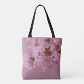 Sakura Kersenbloesem Licht Roze Reflecties Tote Bag (Achterkant)