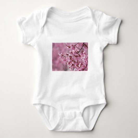 Sakura Kersenbloesem Pastel Roze Lagen Romper (Voorkant)