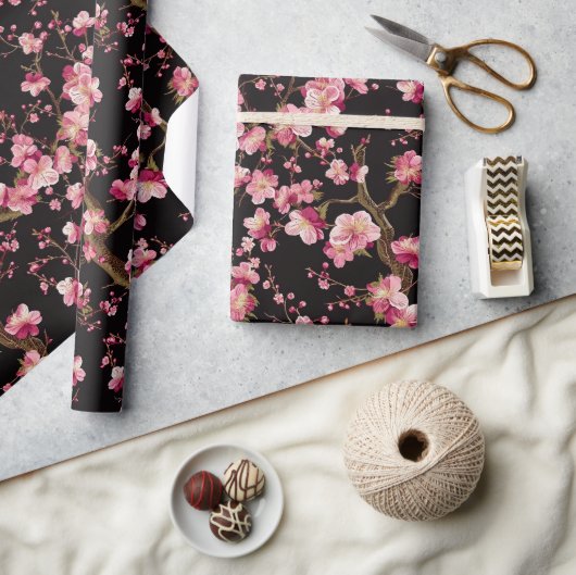 Sakura Kersenbloesem Patroon  Cadeaupapier (Crafts)