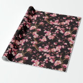 Sakura Kersenbloesem Patroon  Cadeaupapier (Uitgerold)