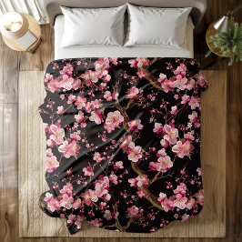 Sakura Kersenbloesem Patroon Fleece Deken