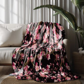 Sakura Kersenbloesem Patroon Fleece Deken