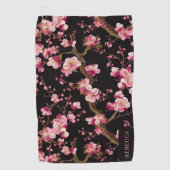 Sakura Kersenbloesem Patroon Golfhanddoek (Voorkant)