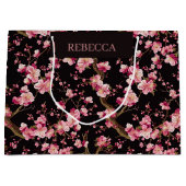 Sakura Kersenbloesem Patroon Groot Cadeauzakje (Voorkant)
