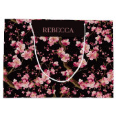 Sakura Kersenbloesem Patroon Groot Cadeauzakje (Achterkant)