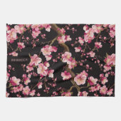 Sakura Kersenbloesem Patroon Theedoek (Horizontaal)