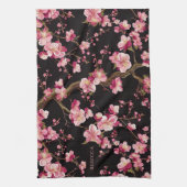 Sakura Kersenbloesem Patroon Theedoek (Verticaal)