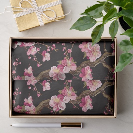 Sakura Kersenbloesem Patroon Tissuepapier (Geschenk)