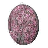 Sakura Kersenbloesem Stromend Roze Dartbord (Voorkant Rechts)
