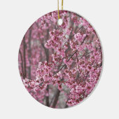 Sakura Kersenbloesem Stromend Roze Keramisch Ornament (Links)