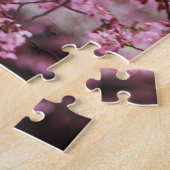 Sakura Kersenbloesem Stromend Roze Legpuzzel (Zijkant)