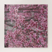Sakura Kersenbloesem Stromend Roze Legpuzzel (Horizontaal)