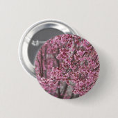 Sakura Kersenbloesem Stromend Roze Ronde Button 5,7 Cm (Voorkant /achterkant)