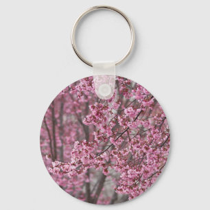 Sakura Kersenbloesem Stromend Roze Sleutelhanger