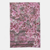 Sakura Kersenbloesem Stromend Roze Theedoek (Verticaal)