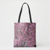 Sakura Kersenbloesem Stromend Roze Tote Bag (Voorkant)