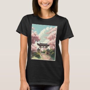 Sakura Kersenbloesem Tuin Japanse Gateway Shri T-shirt