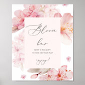 Sakura-kersenbloesembloesemstaf Poster (Voorkant)