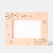 Sakura Kersenbloesems Custom Naam 7x5 Gegraveerde Lijstjes (Voorkant)
